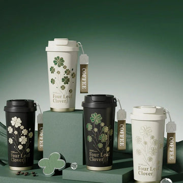 Lucky Four - Leaf Clover Water Cup - Featured Mart