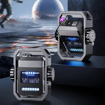 Mecha Arc Lighter – Windproof, Fast - Charging, Fidget Spinner - Featured Mart