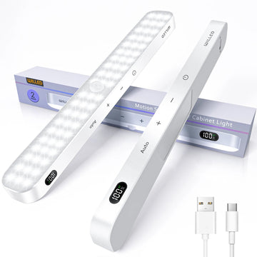 Motion Sensor LED Cabinet Light – 60 LEDs, Touch Control, Wireless & Rechargeable - Featured Mart