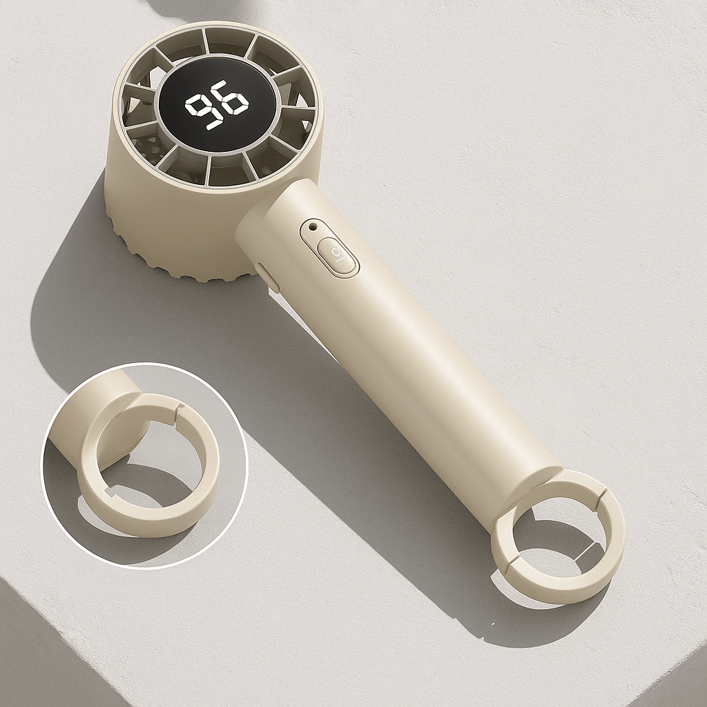 Portable Mini Handheld Fan – Rechargeable & Long Battery Life - Featured Mart