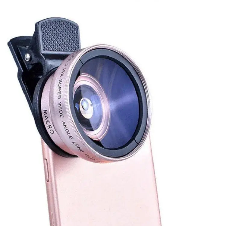 2-in-1 Mobile Lens: 0.45X Wide Angle & 12.5X Macro HD for iPhone & Android Featured Mart