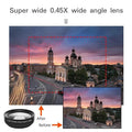 2-in-1 Mobile Lens: 0.45X Wide Angle & 12.5X Macro HD for iPhone & Android Featured Mart