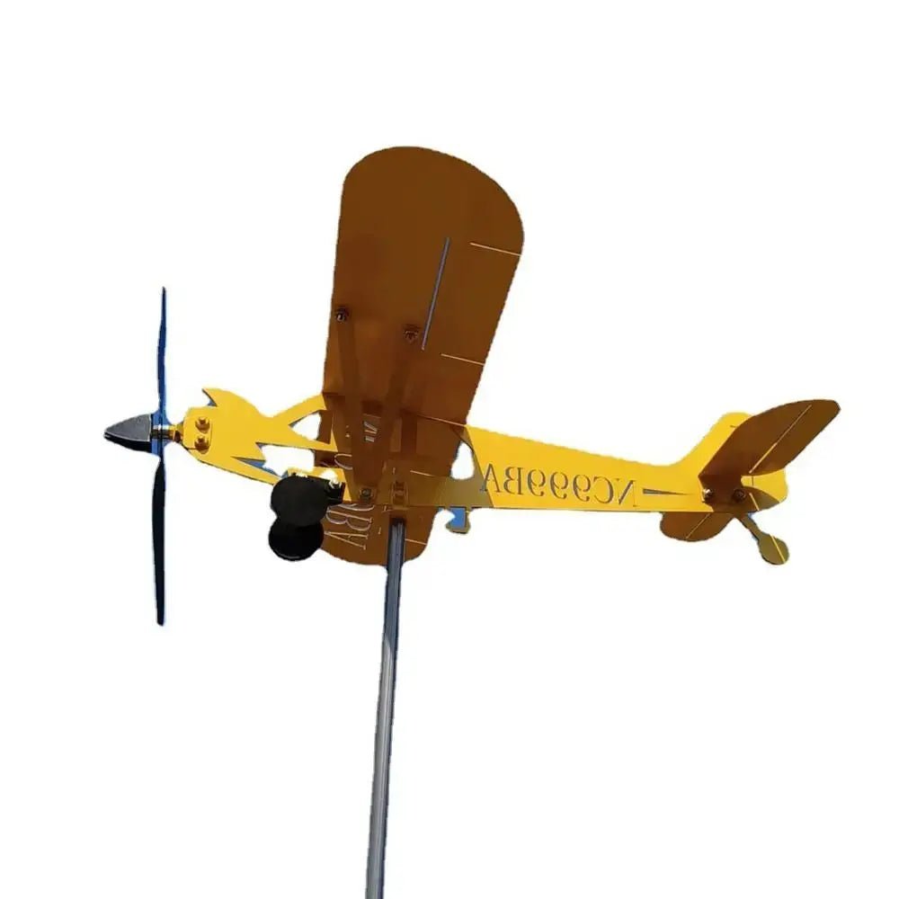 3D Airplane Windmill Weathervane - Featured Mart
