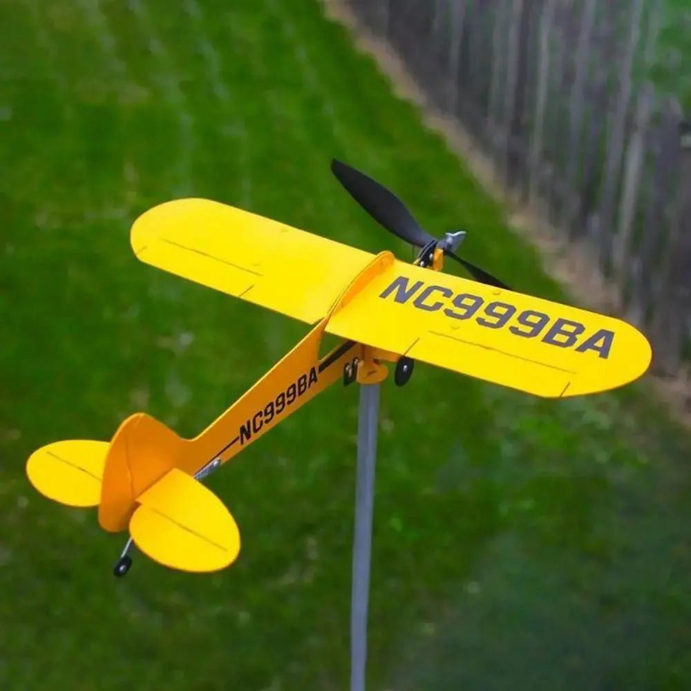 3D Airplane Windmill Weathervane - Featured Mart