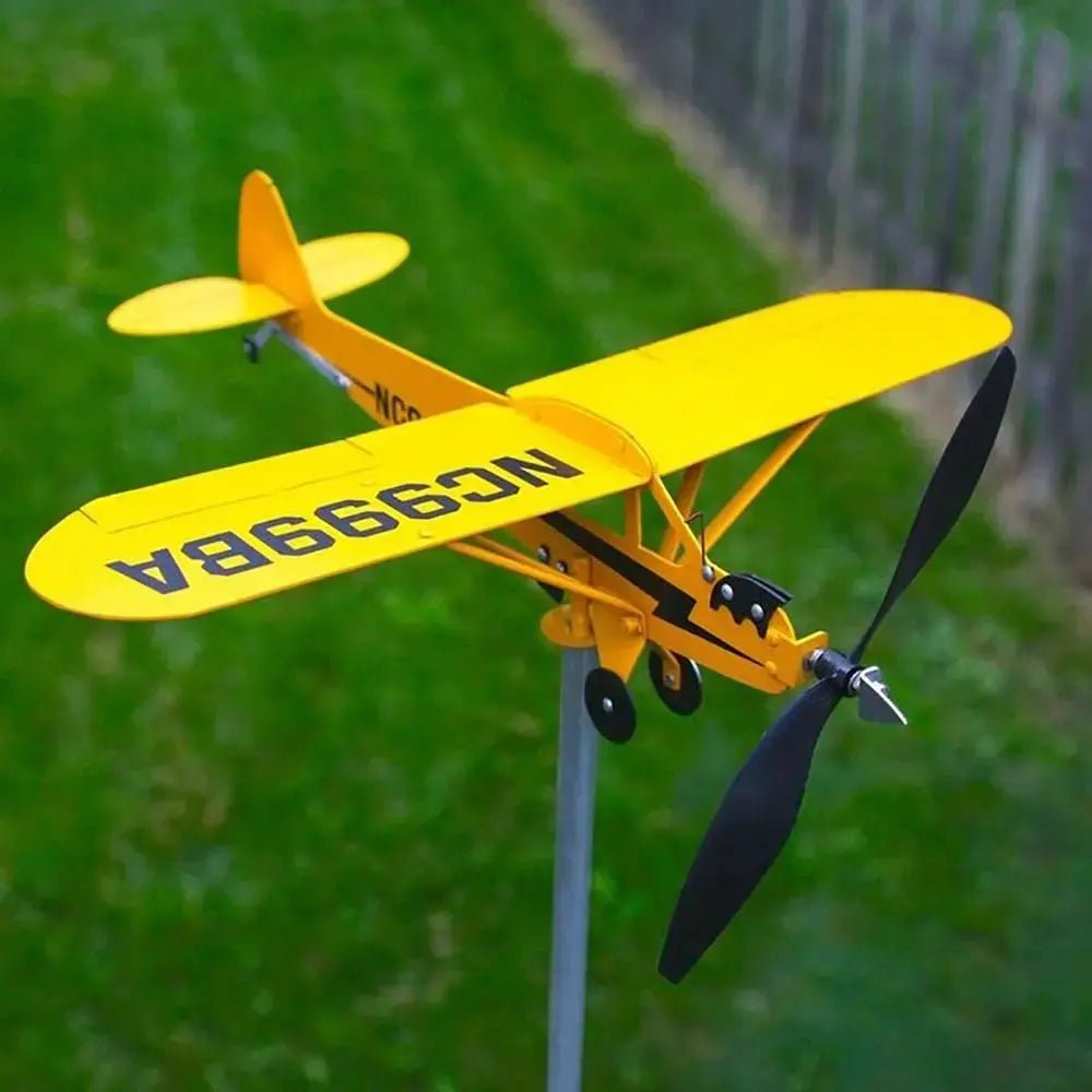 3D Airplane Windmill Weathervane - Featured Mart
