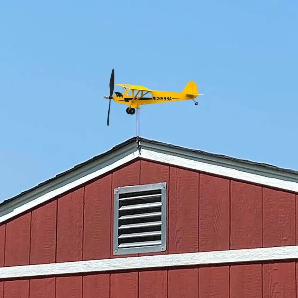 3D Airplane Windmill Weathervane - Featured Mart