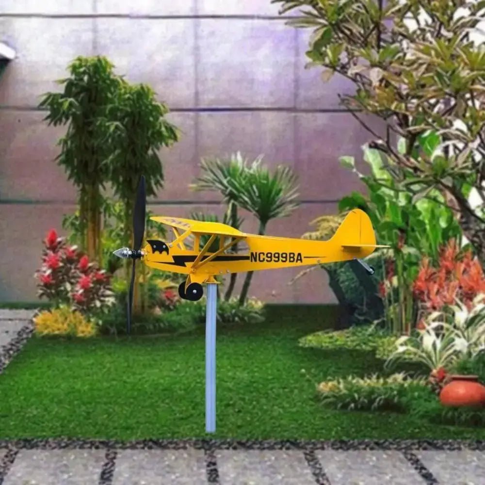 3D Airplane Windmill Weathervane - Featured Mart