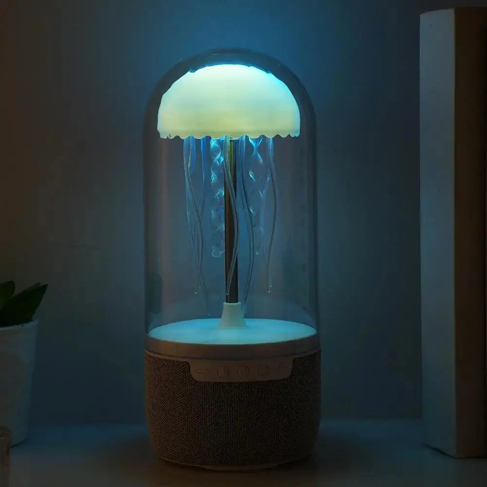 Creative Portable Jellyfish Lamp Bluetooth Home Sound Surround Featured Mart