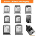 Portable Pocket Guitar Chord Tool with Rotatable Chord Chart for Beginners Featured Mart