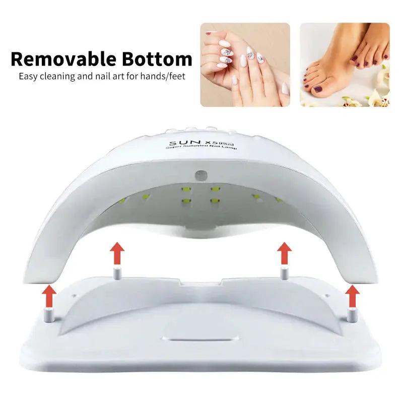 UV LED Nail Dryer Lamp for Gel Polish, Professional Manicure Equipment Featured Mart