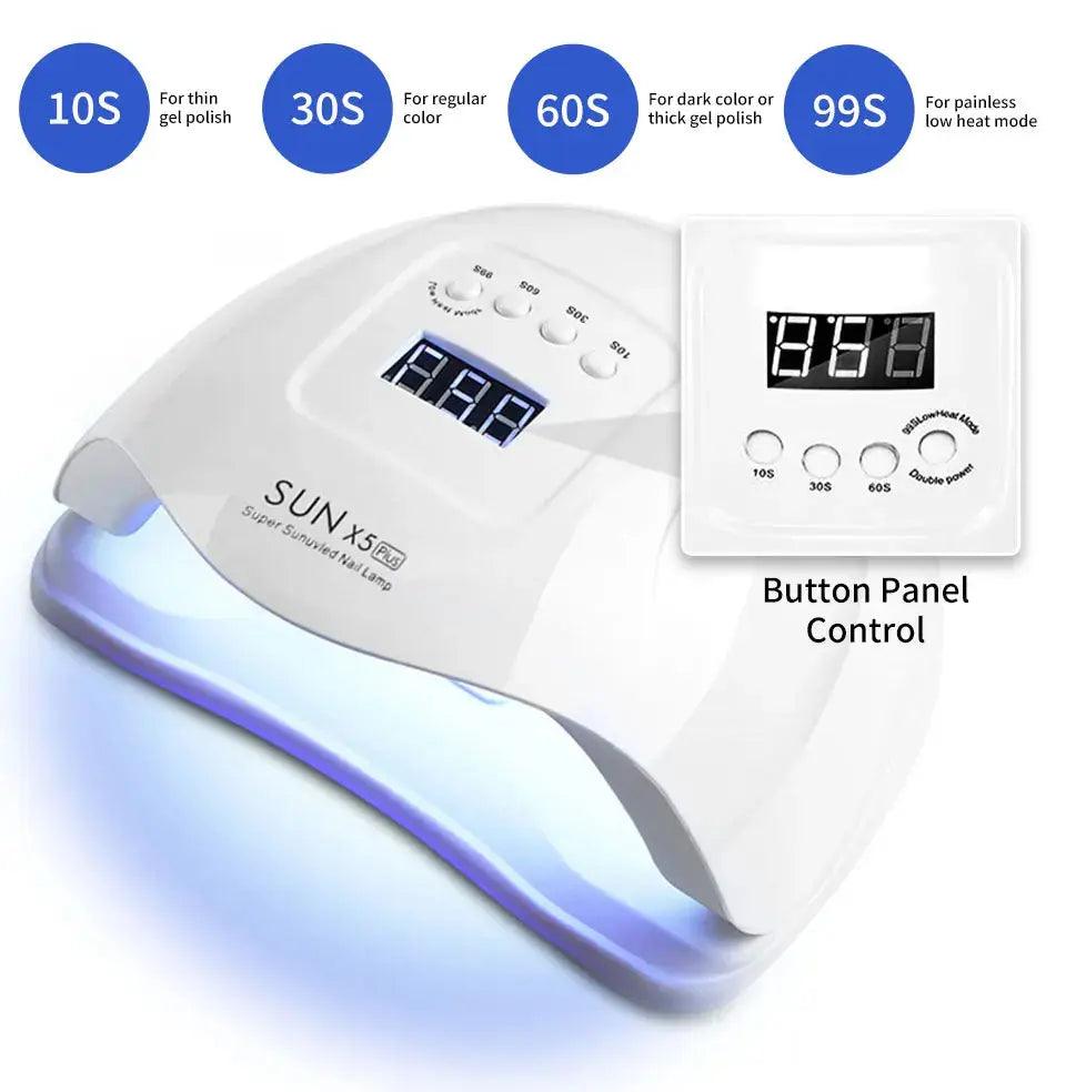 UV LED Nail Dryer Lamp for Gel Polish, Professional Manicure Equipment Featured Mart