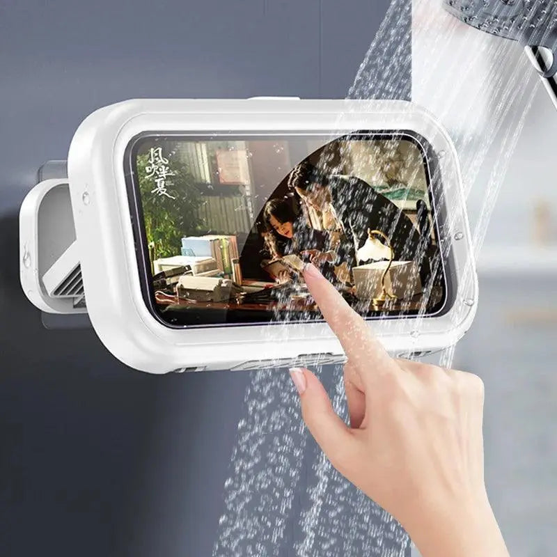 Waterproof Rotating Bathroom Phone Holder Featured Mart