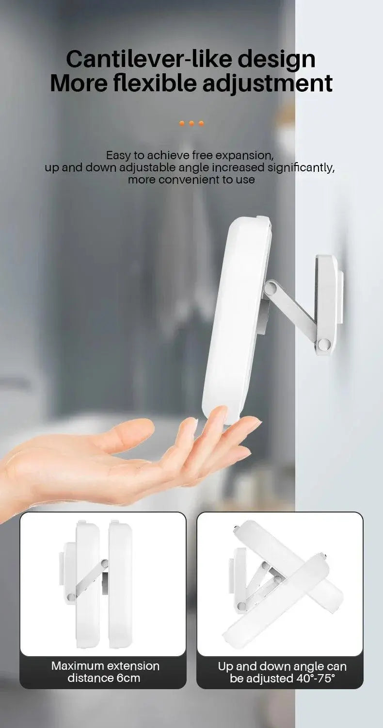 Waterproof Rotating Bathroom Phone Holder Featured Mart