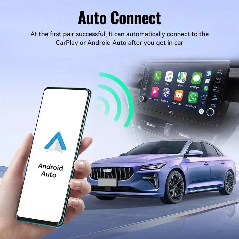 XUDA Wireless CarPlay & Android Auto Adapter – Plug & Play, Fast WiFi Featured Mart