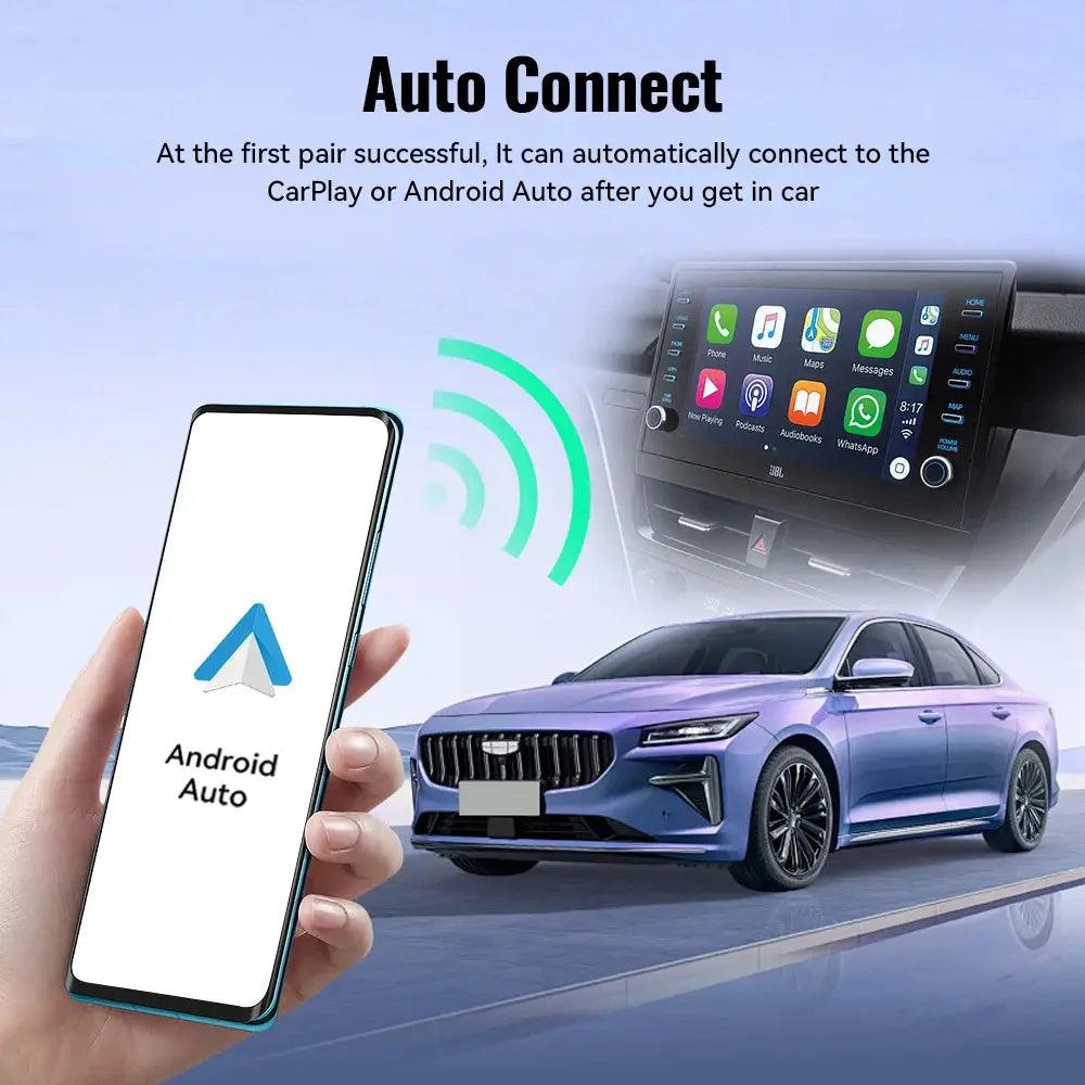 XUDA Wireless CarPlay & Android Auto Adapter – Plug & Play, Fast WiFi Featured Mart