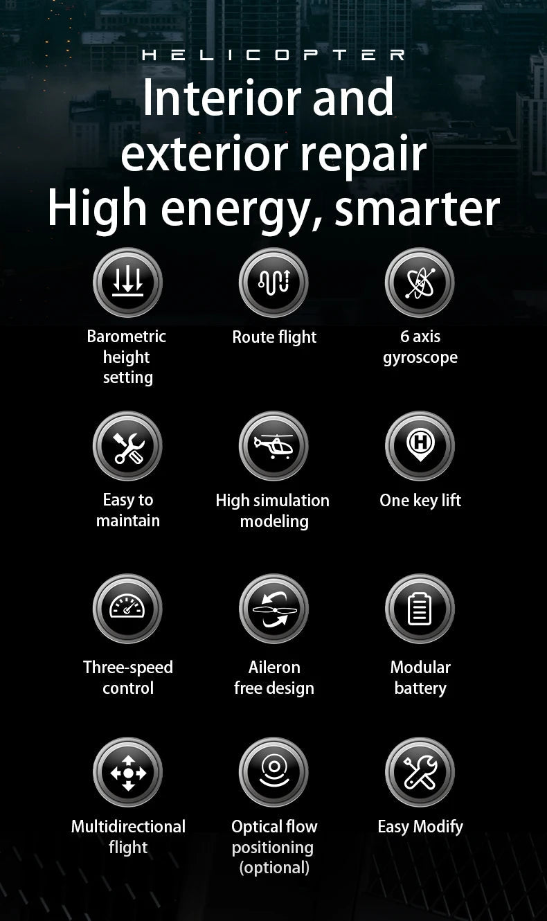 C138 RC Bell 206 Helicopter – 1:36 Scale, Altitude Hold, 6 - Axis Gyro - Featured Mart