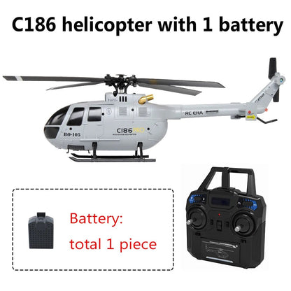 C186 Pro B105 RC Helicopter – 2.4G 6 - Axis Gyro Stabilized Remote Control Aircraft - Featured Mart