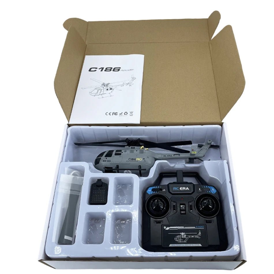 C186 Pro B105 RC Helicopter – 2.4G 6 - Axis Gyro Stabilized Remote Control Aircraft - Featured Mart