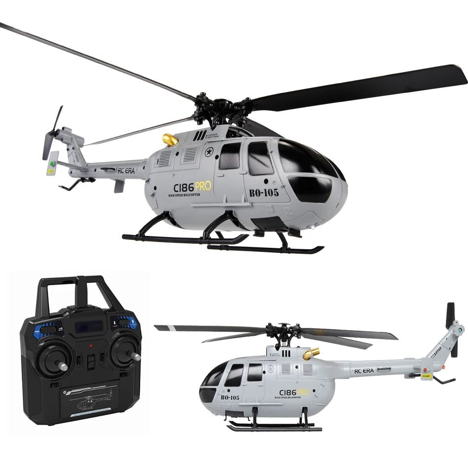 C186 Pro B105 RC Helicopter – 2.4G 6 - Axis Gyro Stabilized Remote Control Aircraft - Featured Mart