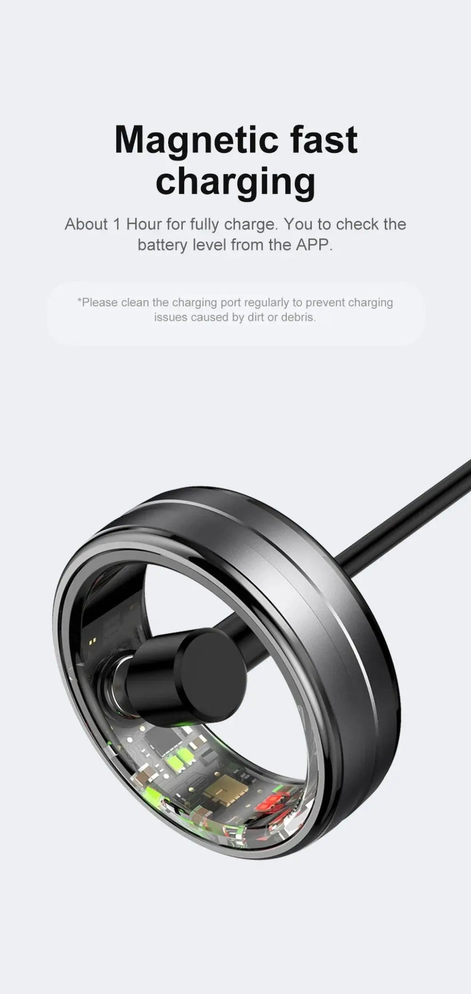 COLMI Smart Ring, Heart Rate & Oxygen Monitor, IP68, 5ATM, Multi - Sport - Featured Mart