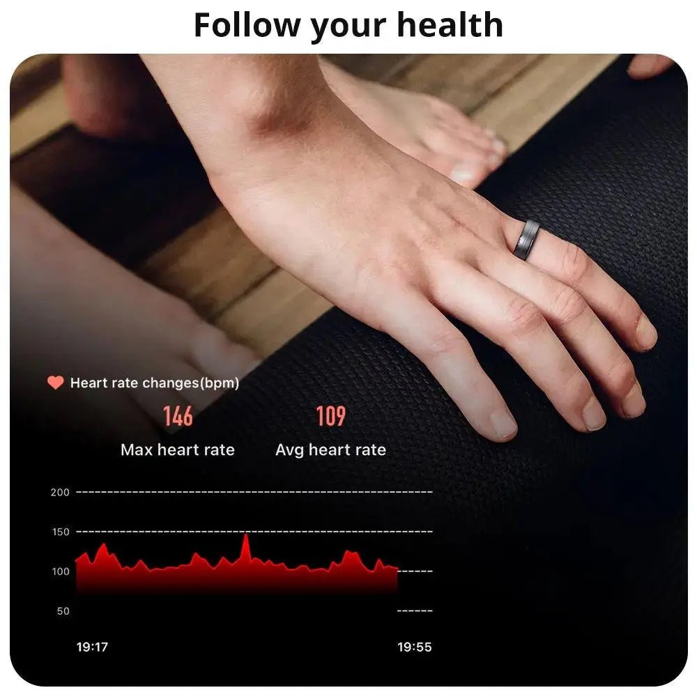 COLMI Smart Ring, Heart Rate & Oxygen Monitor, IP68, 5ATM, Multi - Sport - Featured Mart