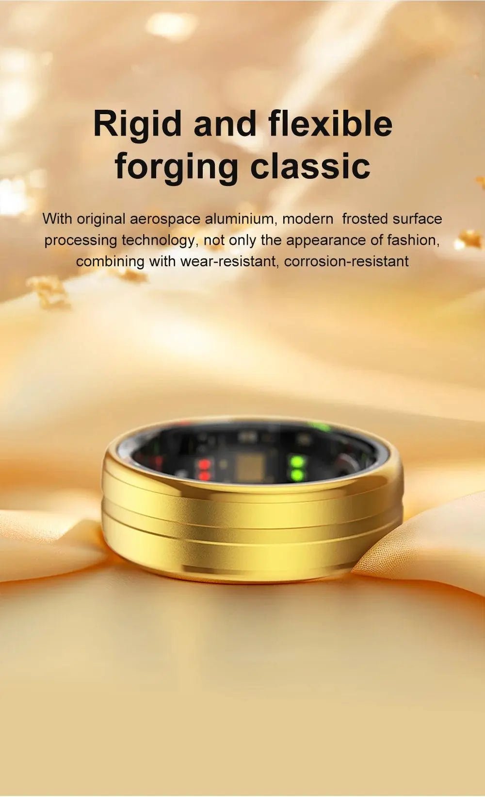 COLMI Smart Ring, Heart Rate & Oxygen Monitor, IP68, 5ATM, Multi - Sport - Featured Mart