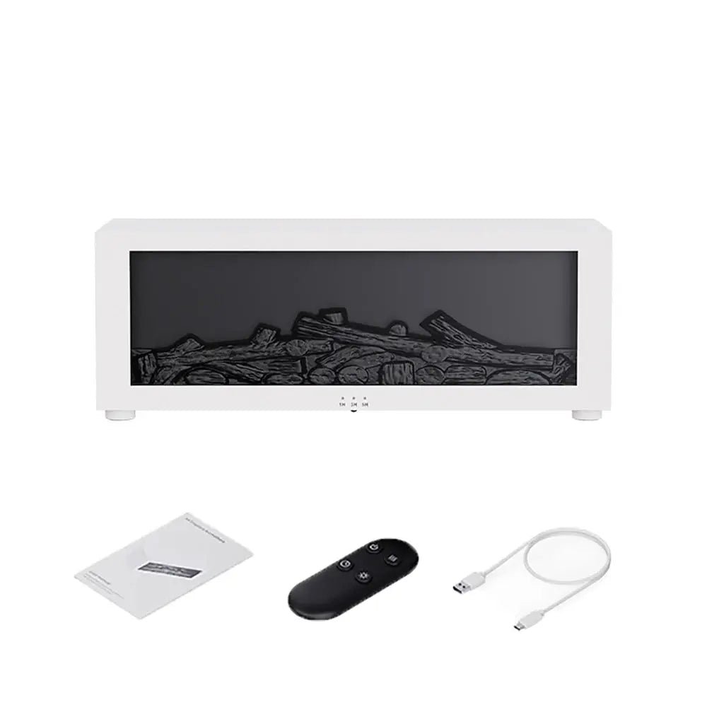 Cool Flame Aroma Essential Oil Humidifier with RGB Light & Remote - Featured Mart