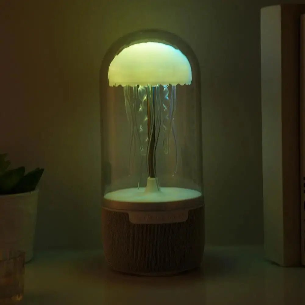 Creative Portable Jellyfish Lamp Bluetooth Home Sound Surround - Featured Mart