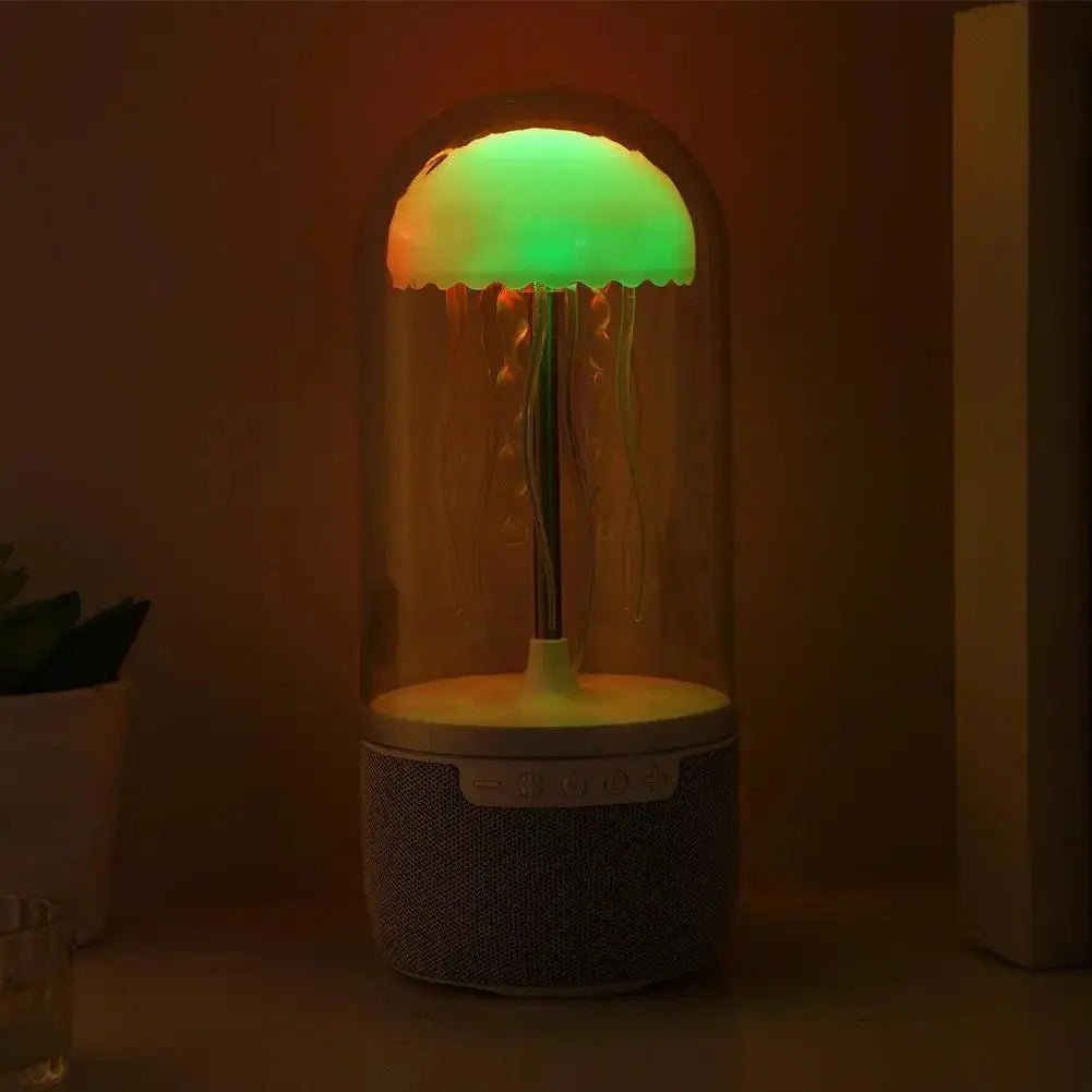 Creative Portable Jellyfish Lamp Bluetooth Home Sound Surround - Featured Mart