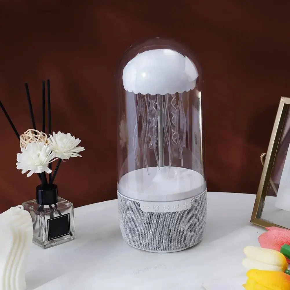 Creative Portable Jellyfish Lamp Bluetooth Home Sound Surround - Featured Mart
