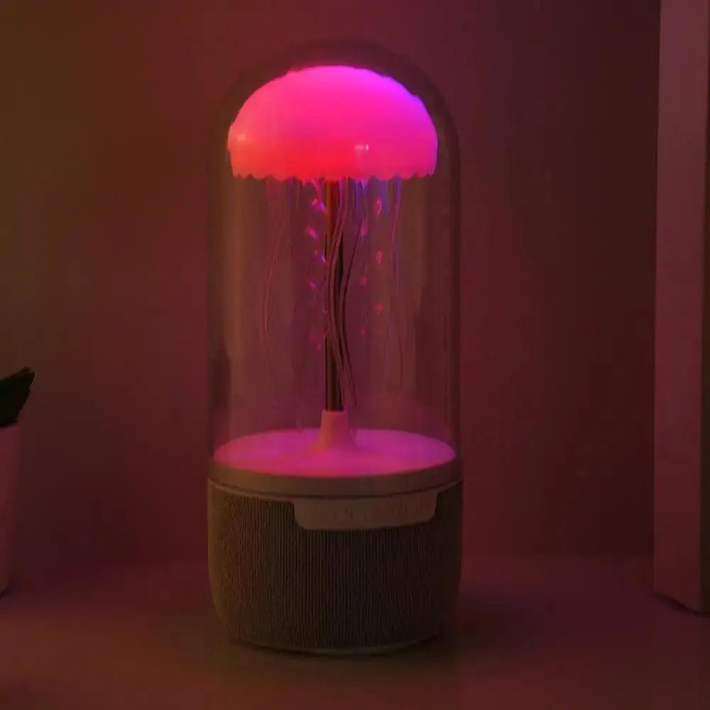 Creative Portable Jellyfish Lamp Bluetooth Home Sound Surround - Featured Mart