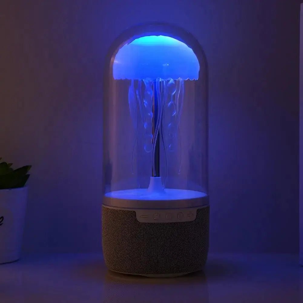 Creative Portable Jellyfish Lamp Bluetooth Home Sound Surround - Featured Mart