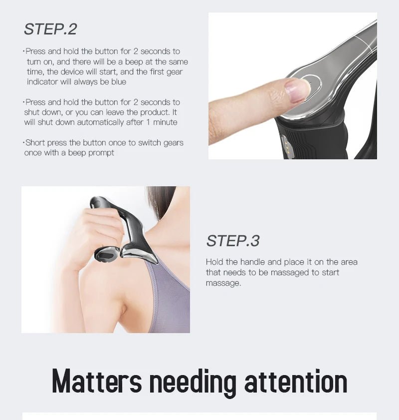 Electric Fascia Knife: Microcurrent & Guasha Bliss - Featured Mart