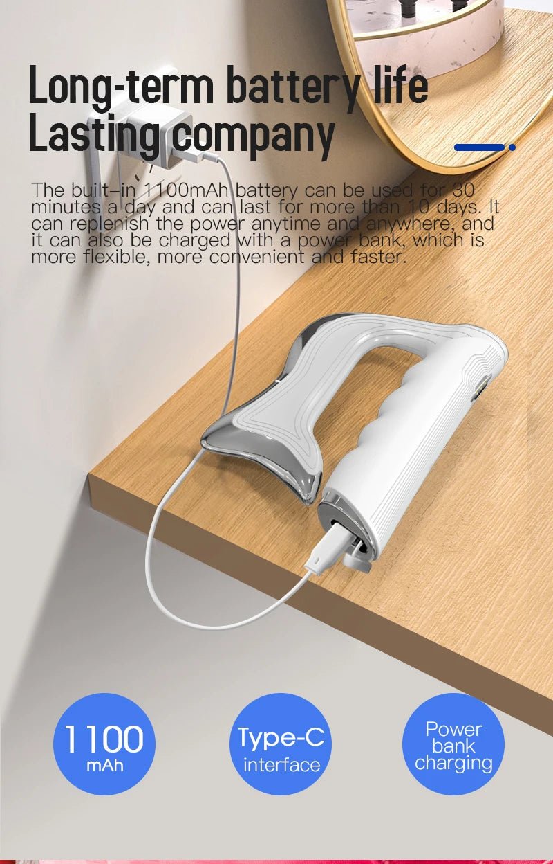 Electric Fascia Knife: Microcurrent & Guasha Bliss - Featured Mart