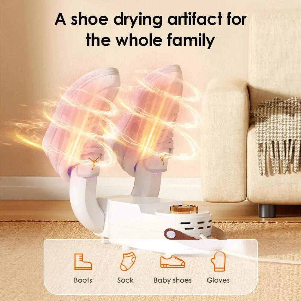 Electric Shoe & Boot Dryer with UV Odor Eliminator - Featured Mart