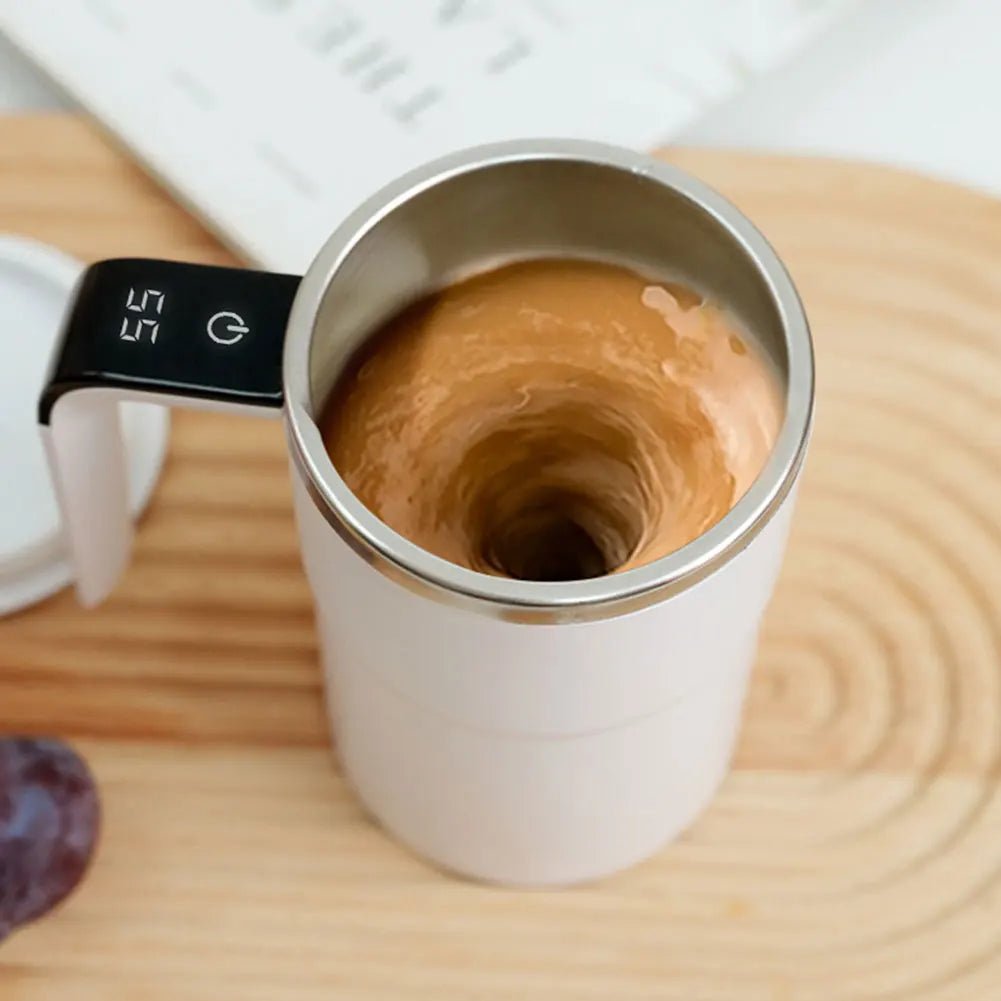 Electric Stirring Coffee Mug – USB Rechargeable - Featured Mart