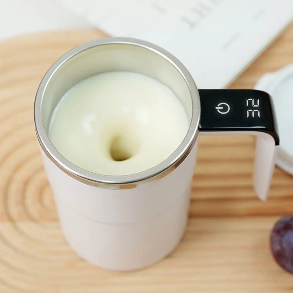 Electric Stirring Coffee Mug – USB Rechargeable - Featured Mart