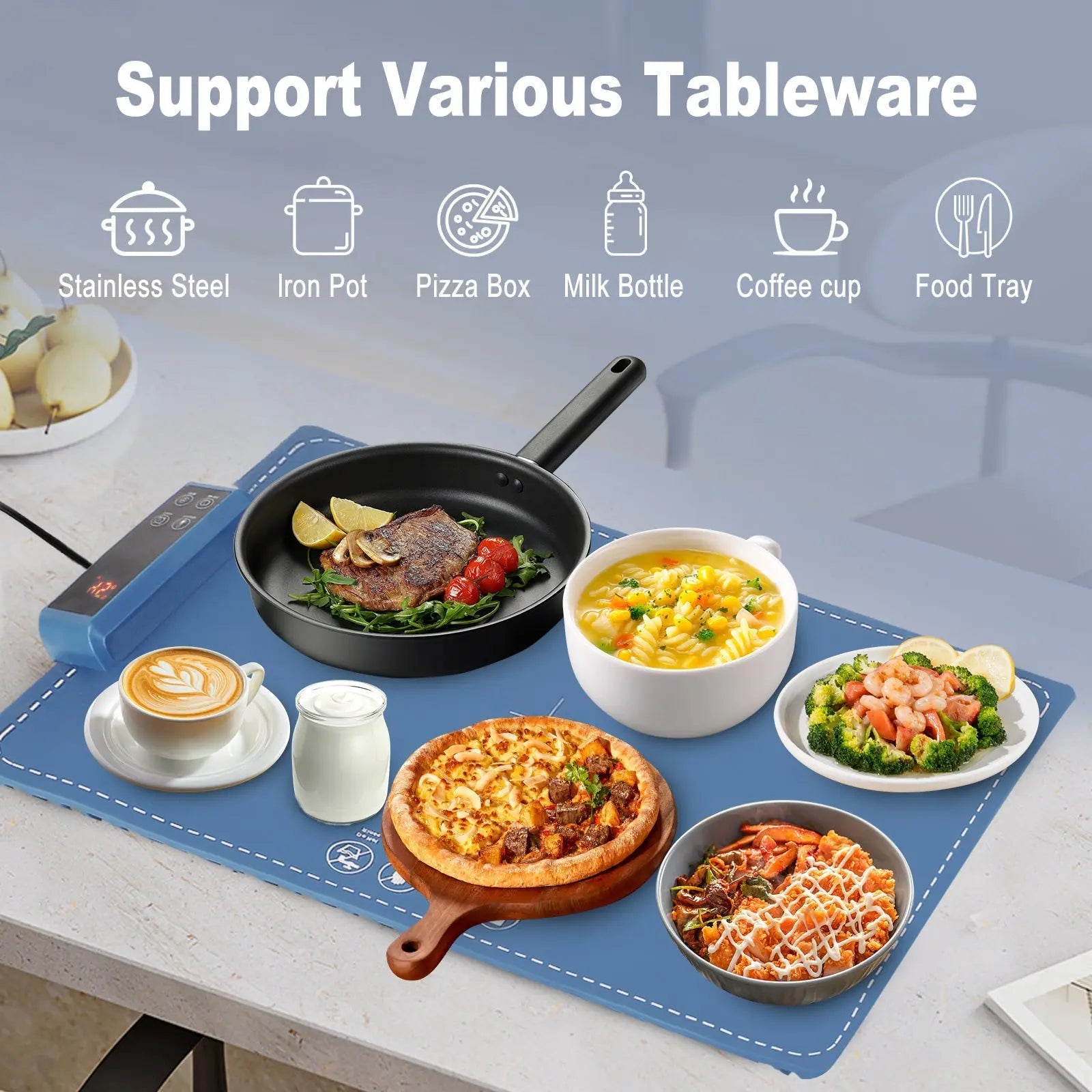 Foldable Multifunctional Food Warming Mat - Featured Mart