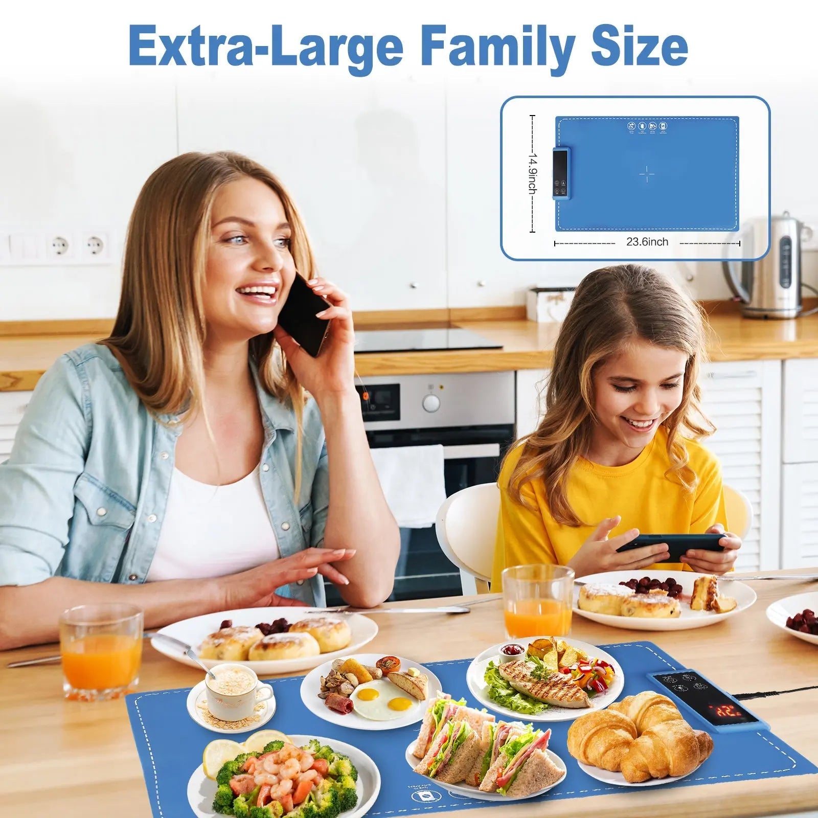 Foldable Multifunctional Food Warming Mat - Featured Mart
