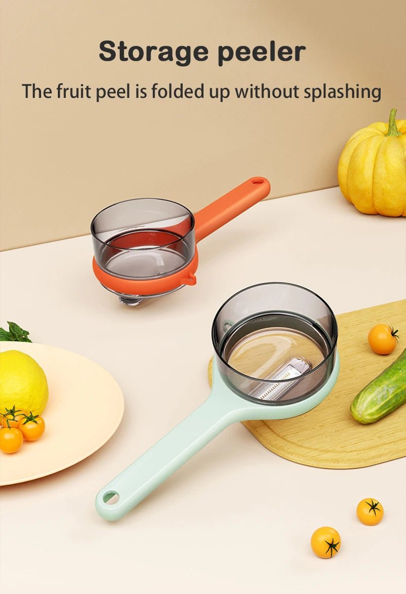 Fruit & Veggie Peel King - Splash - Proof Storage Blade - Featured Mart