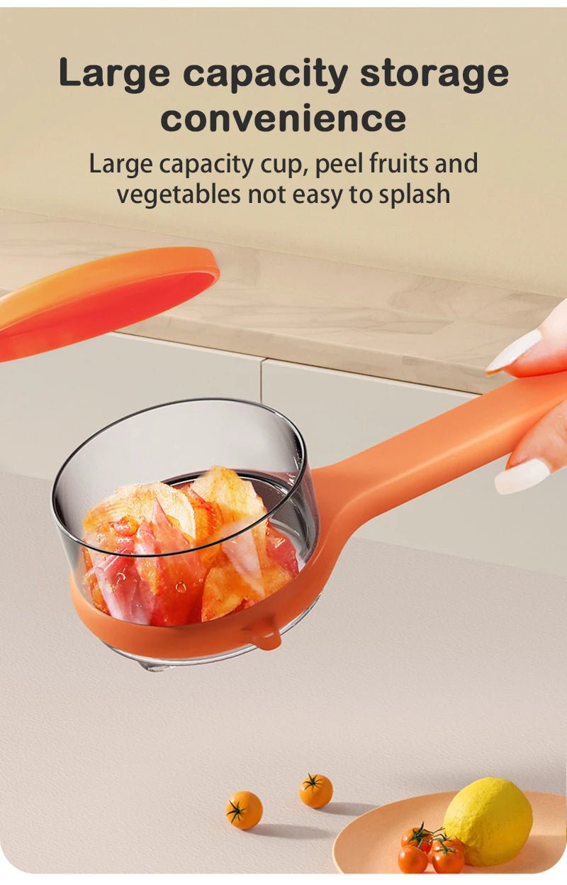 Fruit & Veggie Peel King - Splash - Proof Storage Blade - Featured Mart