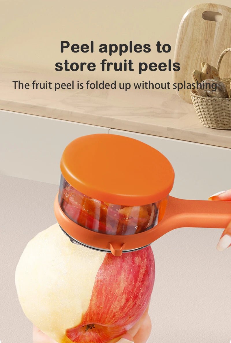 Fruit & Veggie Peel King - Splash - Proof Storage Blade - Featured Mart