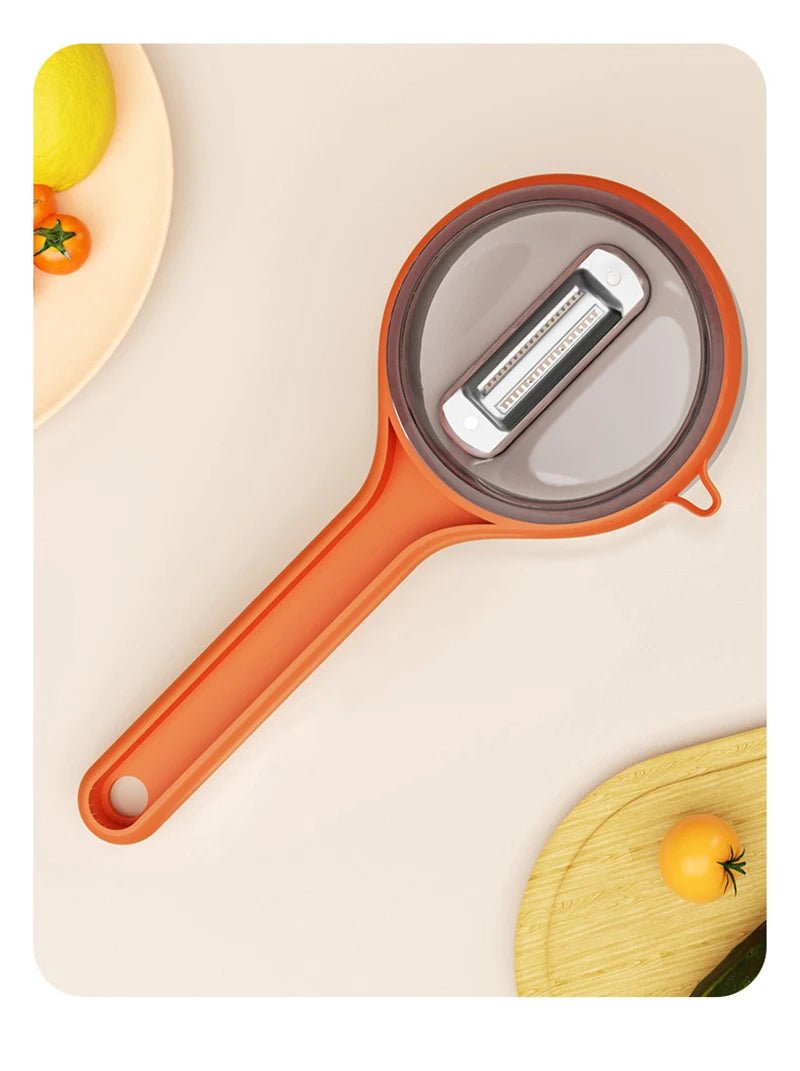 Fruit & Veggie Peel King - Splash - Proof Storage Blade - Featured Mart