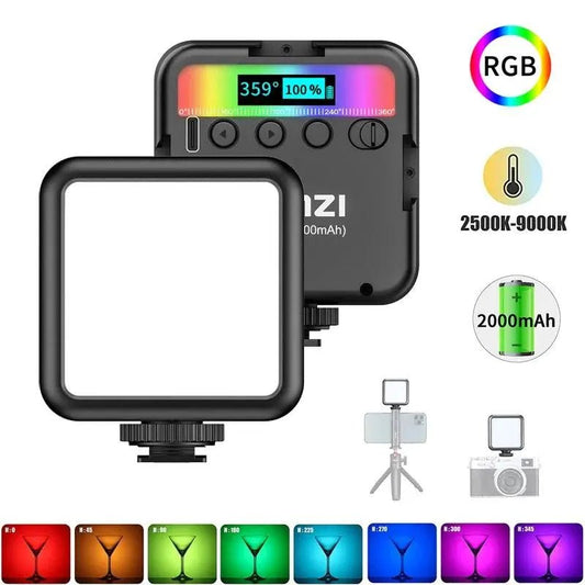 Full Color RGB LED Magnetic Mini Fill Light - Featured Mart