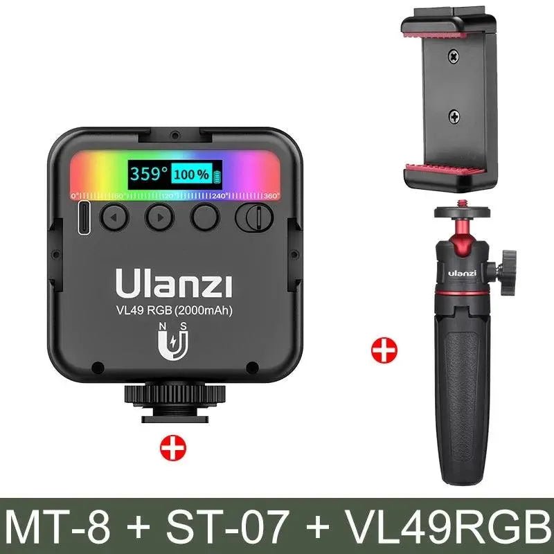 Full Color RGB LED Magnetic Mini Fill Light - Featured Mart