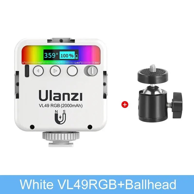 Full Color RGB LED Magnetic Mini Fill Light - Featured Mart