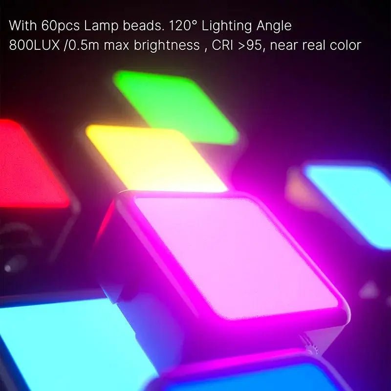 Full Color RGB LED Magnetic Mini Fill Light - Featured Mart