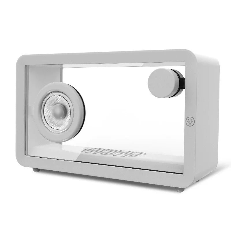 GlowBox: Transparent Bluetooth Speaker with Lights - Featured Mart