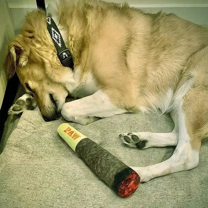 Green Simulation Cigar Plush Toy for Handsome Dogs - Featured Mart