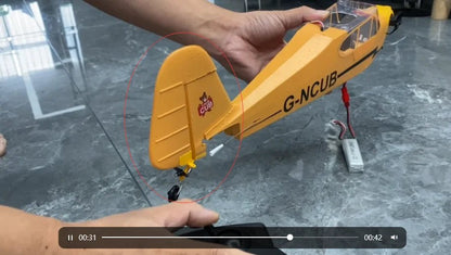 J3 - CUB RC Plane – Brushless 3D/6G RTF Remote Control Airplane - Featured Mart